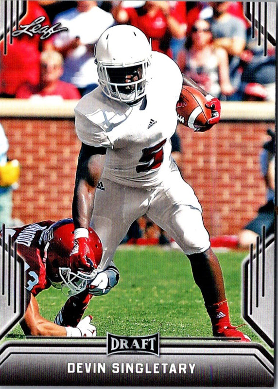 2019 Leaf Draft Gold Devin Singletary #22