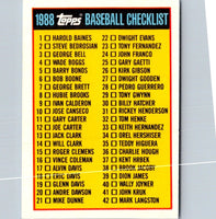 1988 Topps Stickers Super Star Backs Tony Fernandez #43