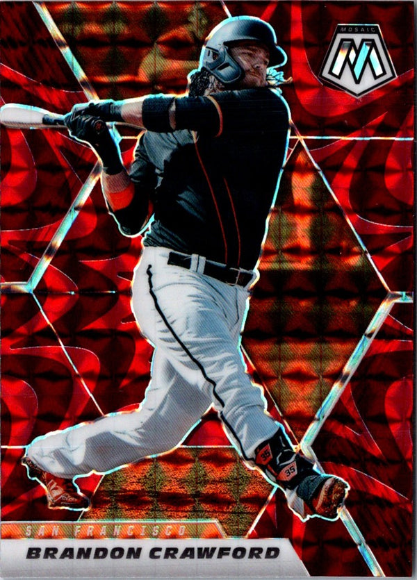 2021 Panini Mosaic Brandon Crawford #130