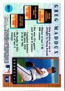 1996 Topps Chrome Masters of the Game Greg Maddux