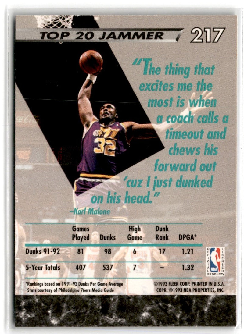 1992 Topps Karl Malone