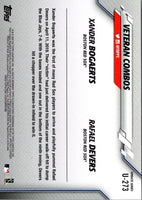 2020 Topps Update Time to Party (Rafael Devers/Xander Bogaerts) #U-273