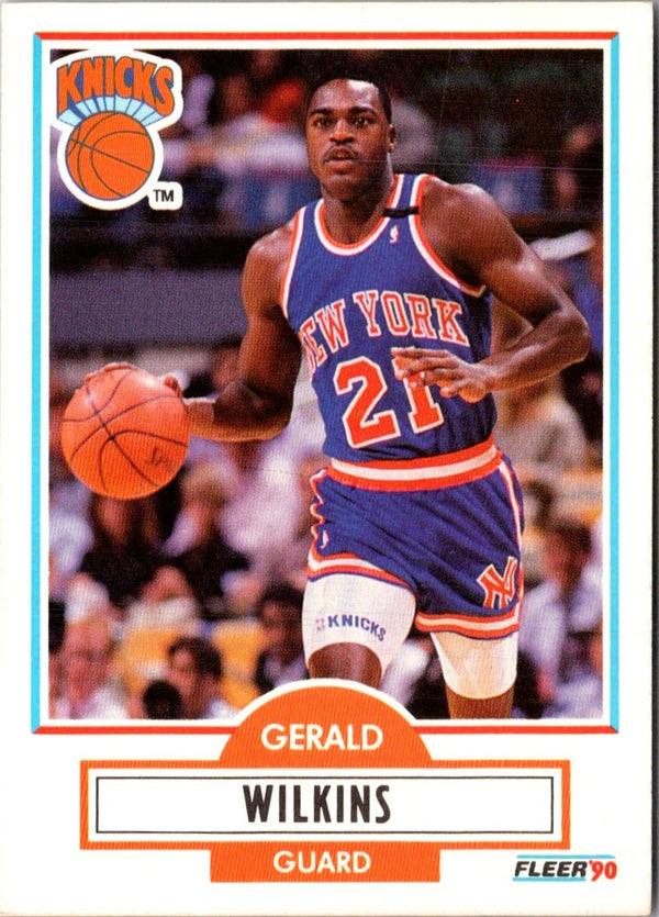 1990 Fleer Gerald Wilkins #131