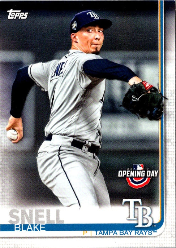 2019 Topps Opening Day Blake Snell #196