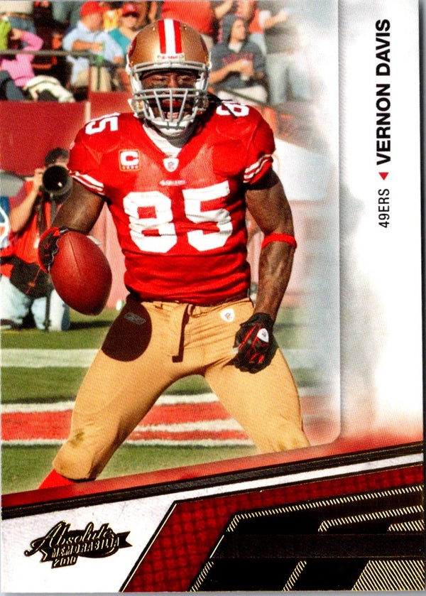 2010 Panini Absolute Memorabilia Vernon Davis #85