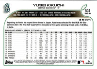 2022 Topps Yusei Kikuchi #531
