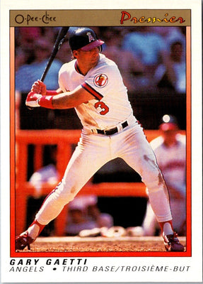 1991 O-Pee-Chee Premier Gary Gaetti #47