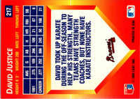 1992 Triple Play David Justice #217
