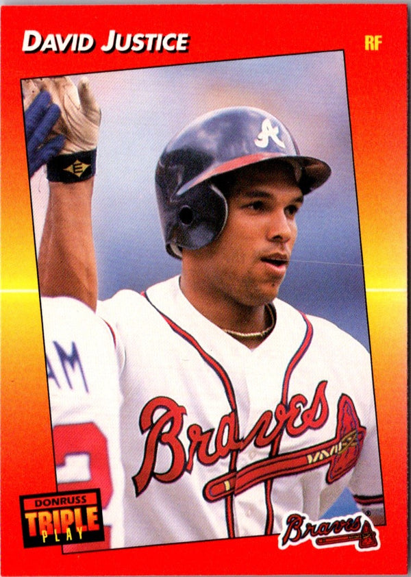 1992 Triple Play David Justice #217