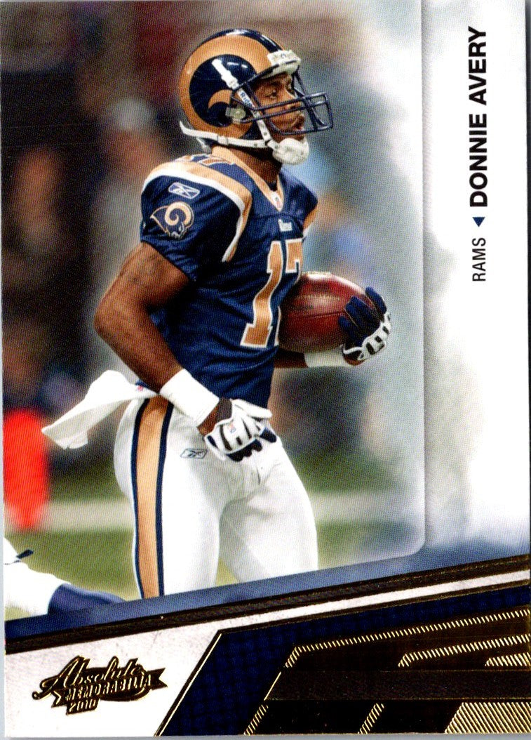 2010 Panini Absolute Memorabilia Donnie Avery