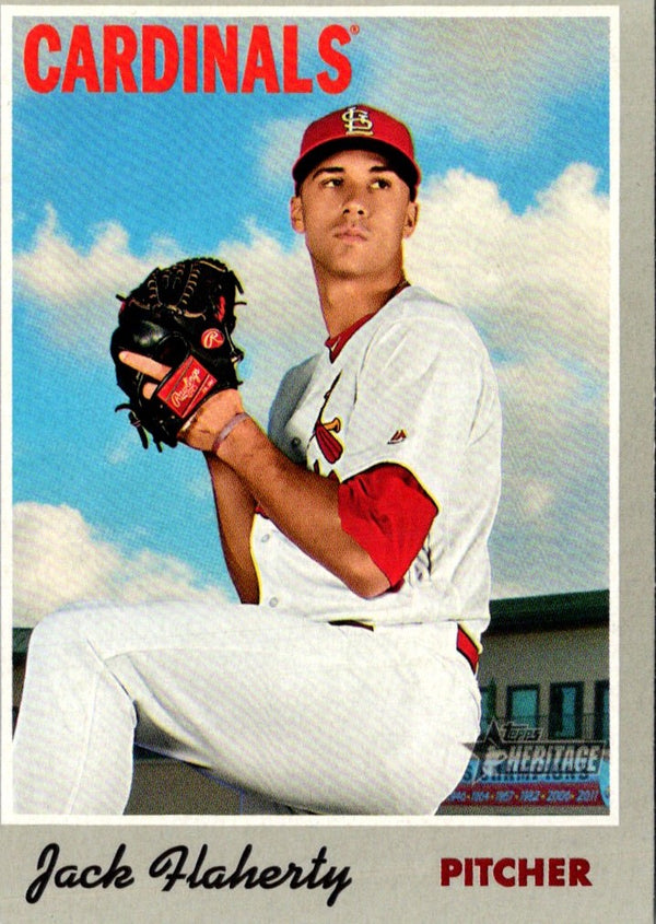 2019 Topps Heritage Jack Flaherty #92