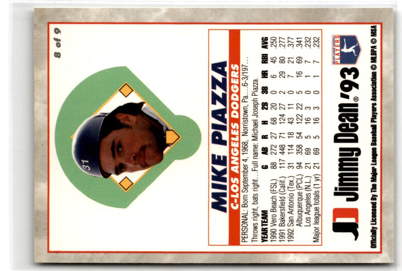 1992 ProMint Mike Piazza