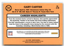 2021 Donruss Holo Blue Gary Carter