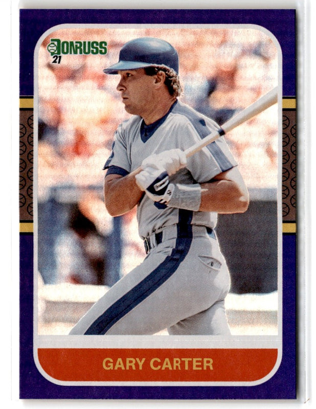 2021 Donruss Holo Blue Gary Carter #219