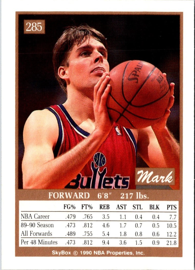 1990 SkyBox Mark Alarie