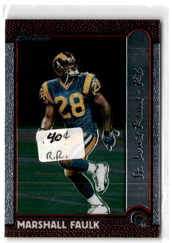 1999 Bowman Chrome Marshall Faulk #48