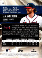 2021 Stadium Club Ian Anderson #203 Rookie