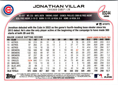 2022 Topps Chrome Update Jonathan Villar #USC44