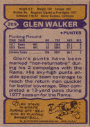 1979 Topps Glen Walker