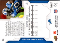 2008 Upper Deck Draft Edition Ernie Sims #138