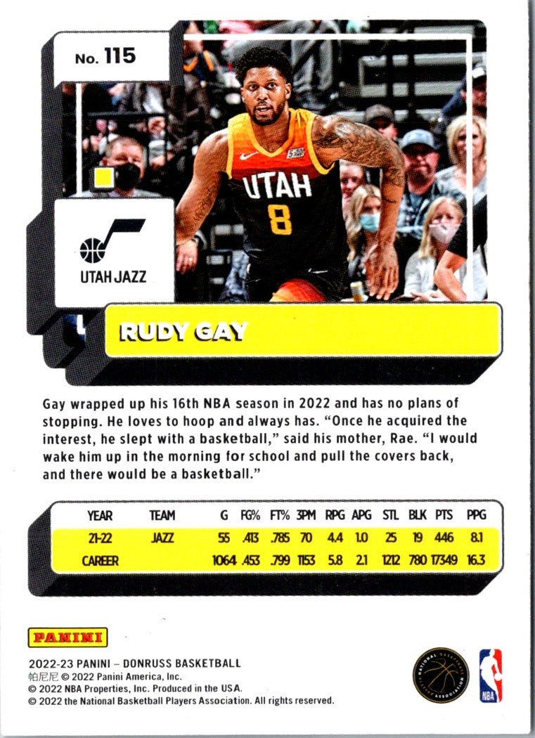 2022 Donruss Rudy Gay