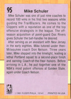 1991 Fleer Mike Schuler #95