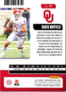 2021 Panini Contenders Draft Picks Game Ticket Red Baker Mayfield