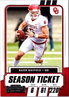2021 Panini Contenders Draft Picks Game Ticket Red Baker Mayfield #19