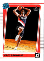 2021 Donruss Rated Rookies Greg Brown III #245