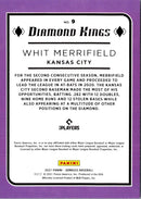 2021 Donruss Holo Purple Whit Merrifield