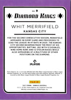 2021 Donruss Holo Purple Whit Merrifield #9