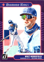 2021 Donruss Holo Purple Whit Merrifield #9