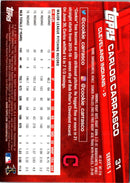 2017 Topps Rainbow Foil Carlos Carrasco