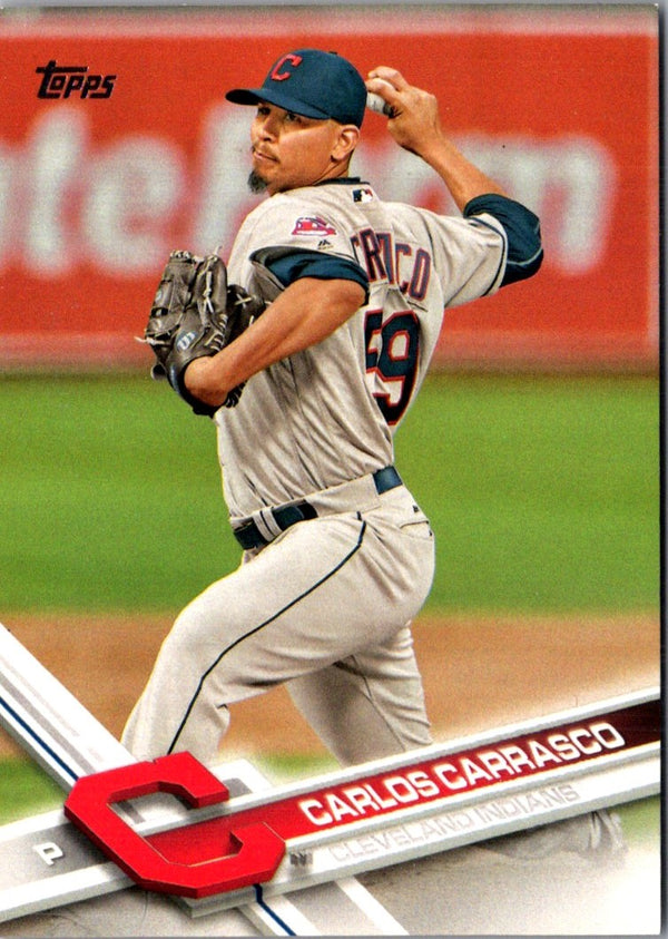 2017 Topps Rainbow Foil Carlos Carrasco #31