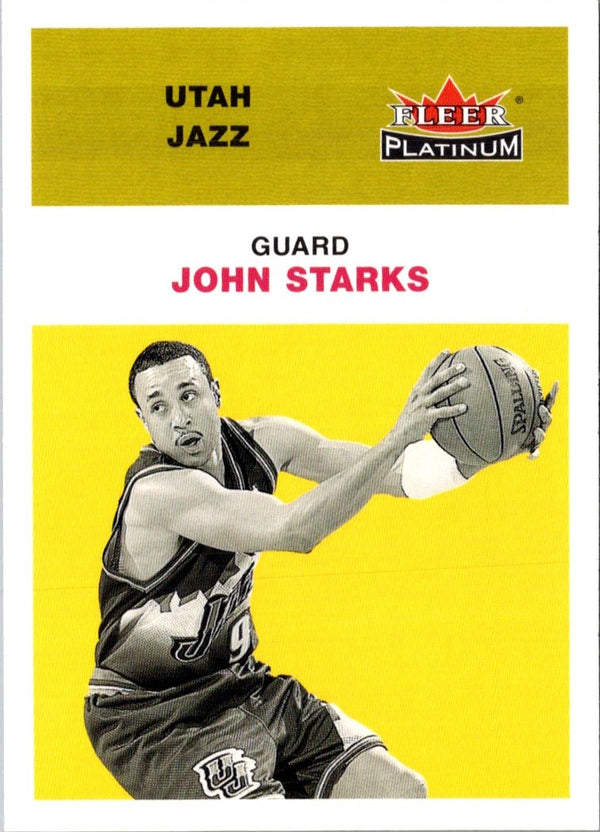 2001 Fleer Platinum John Starks #97