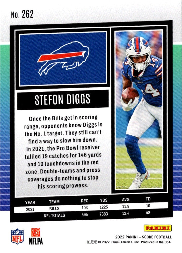 2022 Score Stefon Diggs