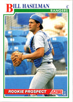 1991 Score Bill Haselman #377 Rookie