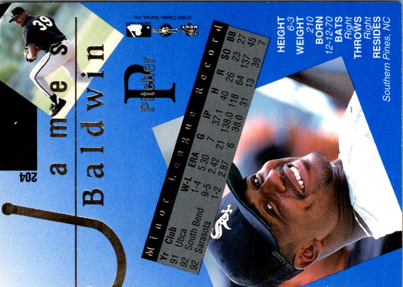 1993 Classic Best Gold James Baldwin