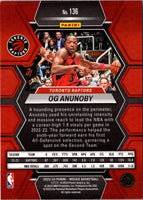 2022 Panini Mosaic OG Anunoby #136