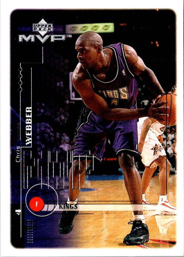 1999 Upper Deck MVP Chris Webber #139