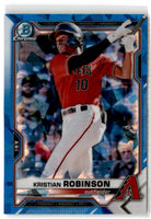 2021 Bowman Draft Chrome Sapphire Kristian Robinson #BCP-136