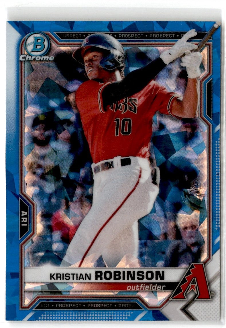 2021 Bowman Draft Chrome Sapphire Kristian Robinson