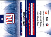 2008 Playoff Absolute Memorabilia Brandon Jacobs #97