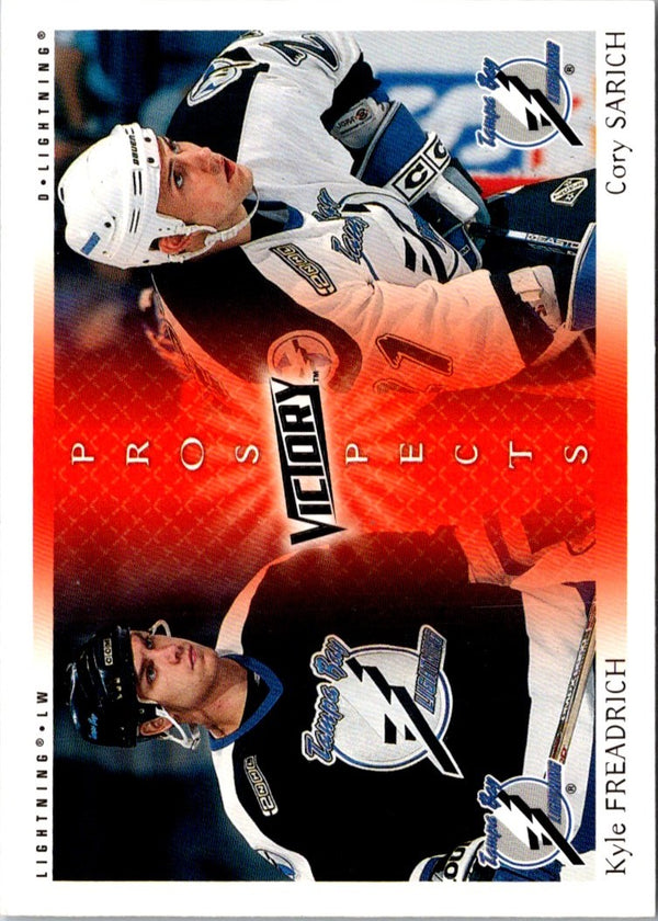 2000 Upper Deck Victory Kyle Freadrich/Cory Sarich #267 Rookie