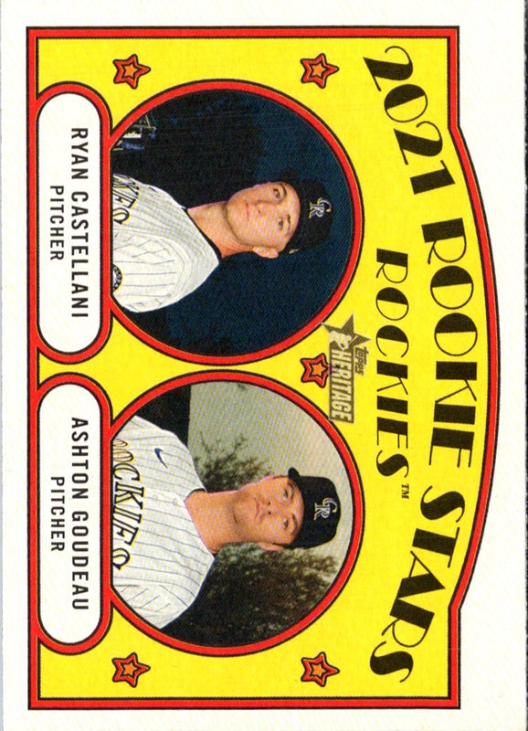 2021 Topps 2021 Rookie Stars - Rockies - Ashton Goudeau/Ryan Castellani #287