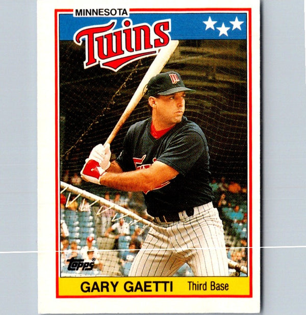 1988 Topps UK Minis Gary Gaetti #25