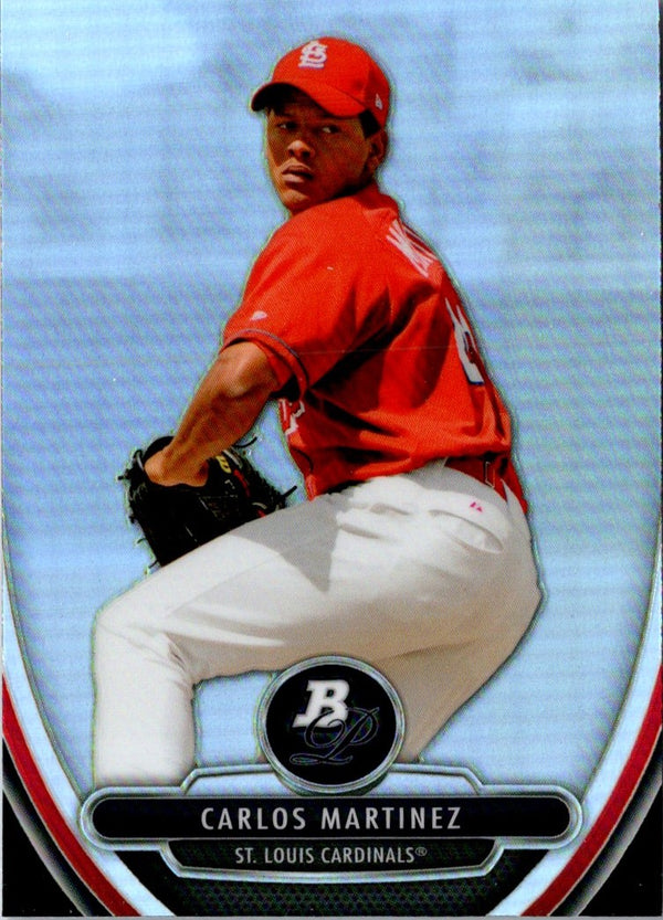 2013 Bowman Platinum Chrome Prospects Refractors Carlos Martinez #BPCP27