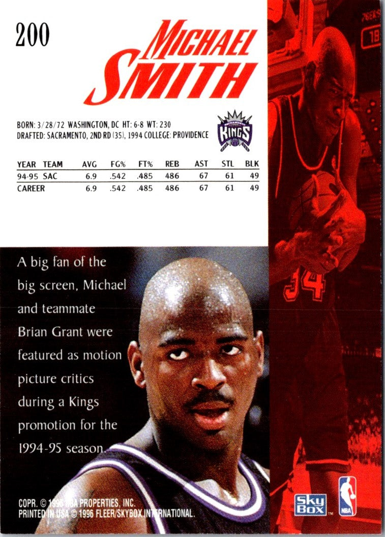 1995 SkyBox Premium Michael Smith