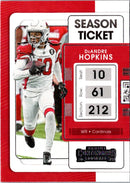 2021 Panini Contenders Red Zone DeAndre Hopkins