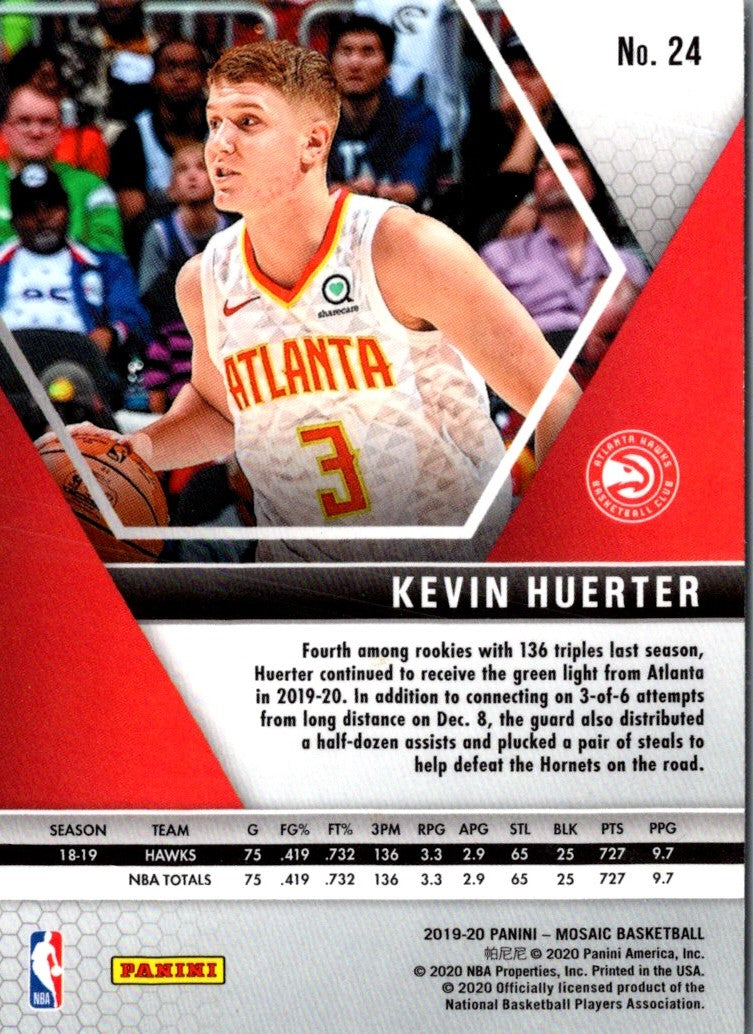 2019 Panini Mosaic Kevin Huerter